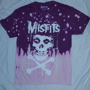 Misfis Fiend Tie Dye Bleach punk rock Official T-Shirt XL runs smaller NWT